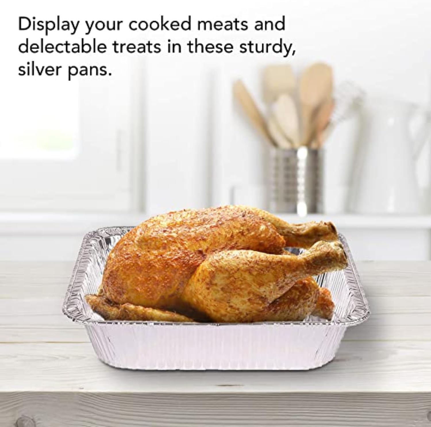 Baryah Foil Trays with Paper Lids, Pack of 30 | 500ML Storage Capacity | Disposable Aluminum Food Containers for Baking, Freezing, and Catering | Heavy Duty, Oven Safe, and Recyclable